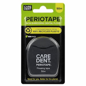 CareDent PerioTape Non-Shredding Flossing Tape 50m