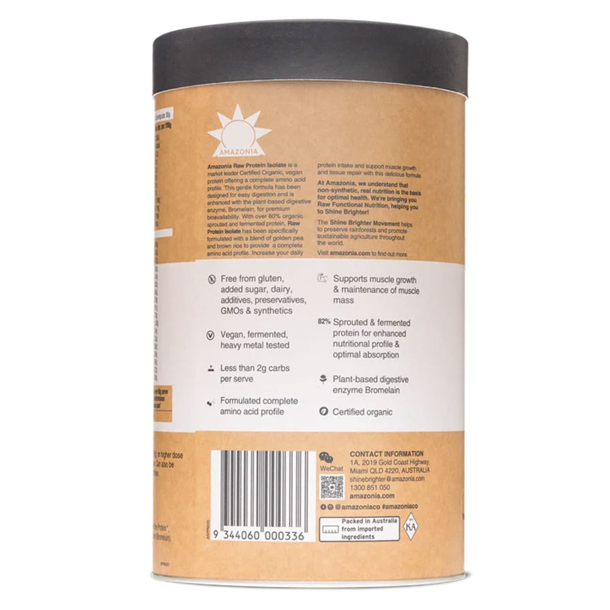 Amazonia Raw Protein Isolate Natural 1kg