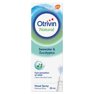Otrivin Natural Seawater & Eucalyptus Nasal Spray 20ml