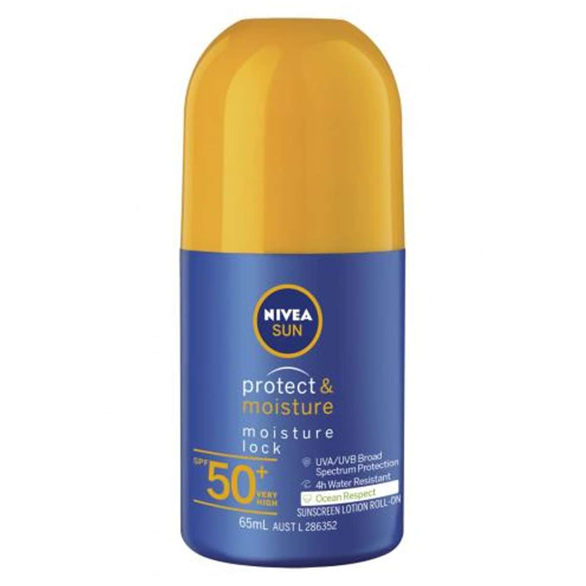 Sun Cream Lock Nivea Sun Protect & Moisture Moisture Lock Sunscreen Roll-On SPF50 65ml ...