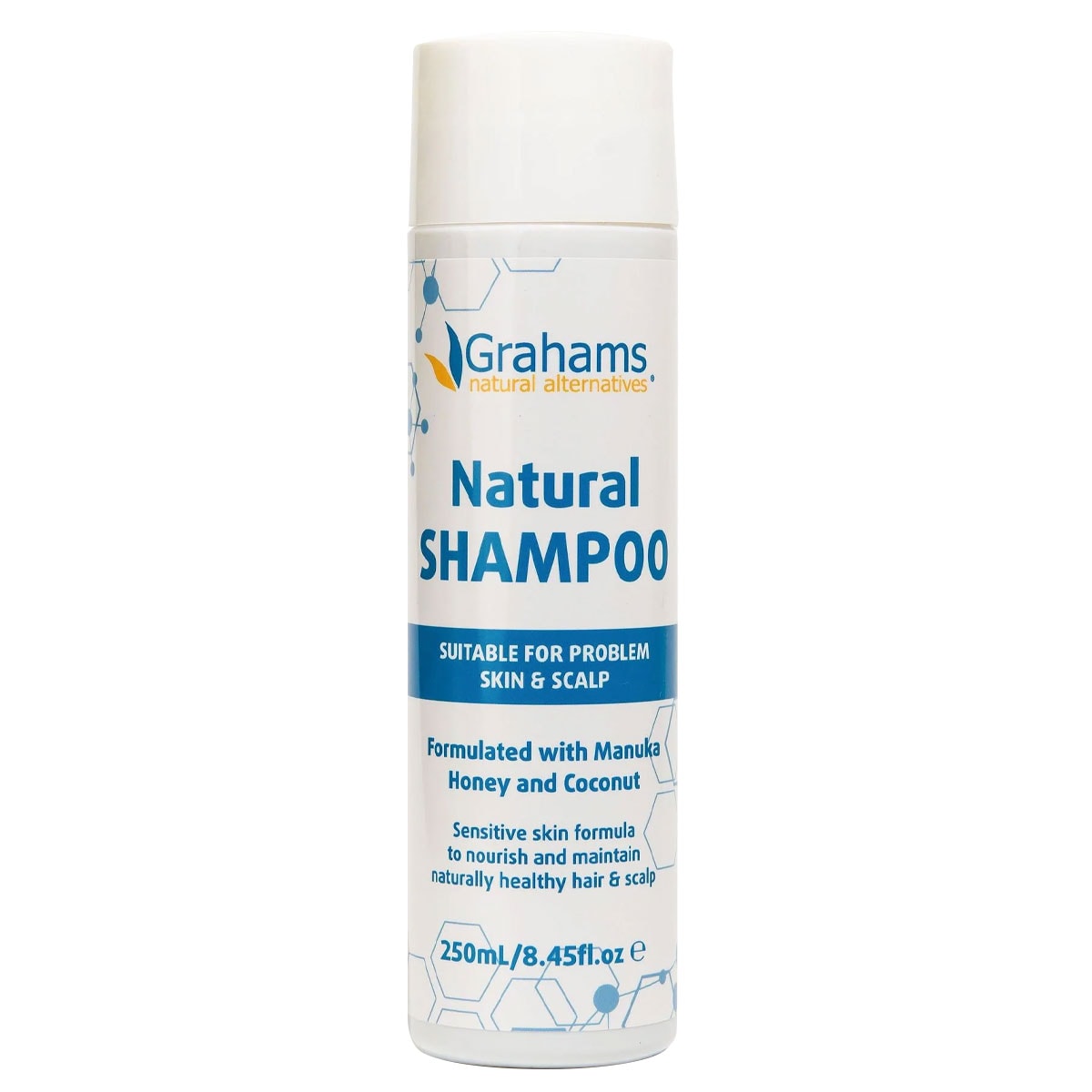 Grahams Natural Shampoo with Coconut & Manuka Honey 250ml