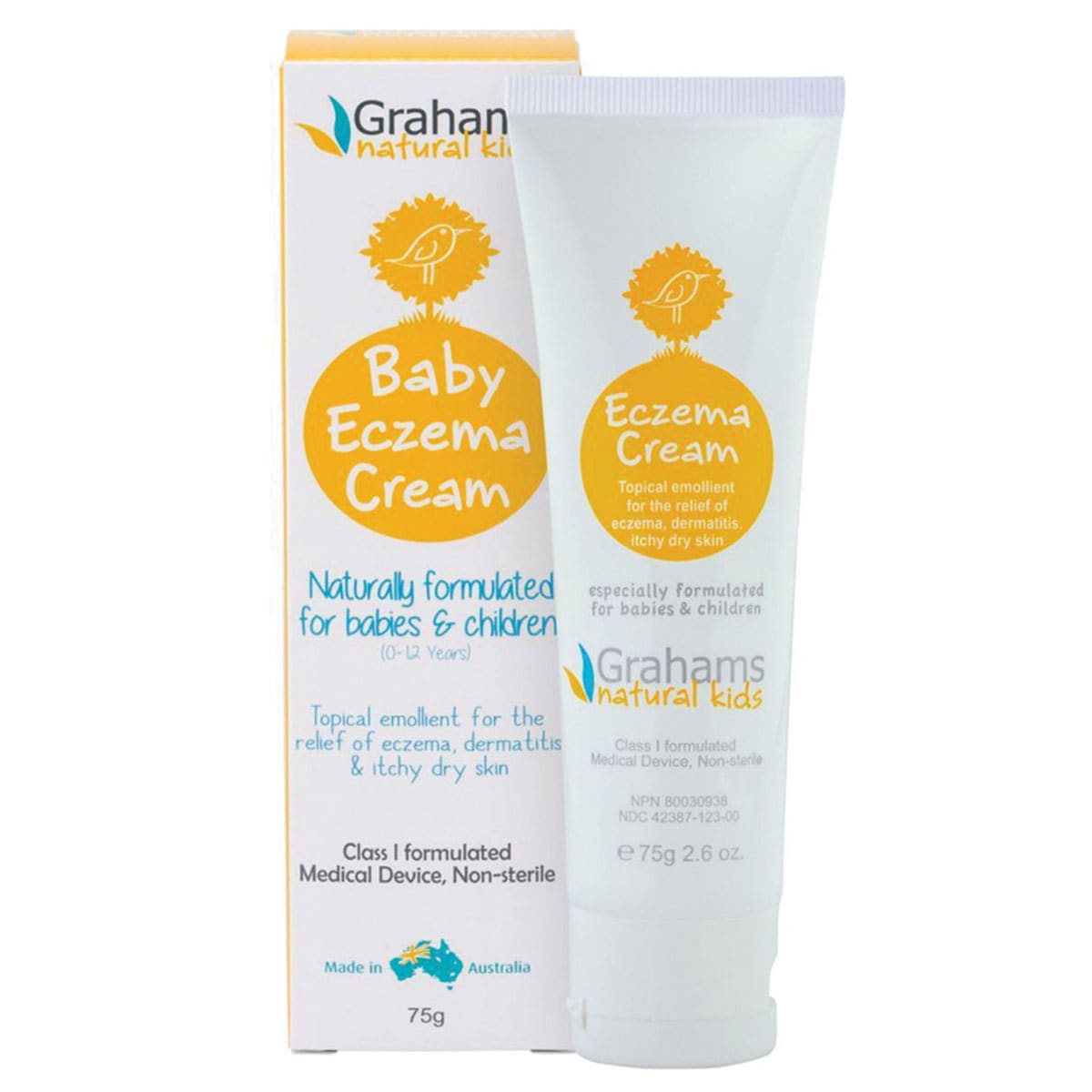 Grahams Natural Baby Eczema Cream 75g