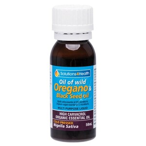 Solution4Health Wild Oregano Oil & Black Seed Oil 50ml