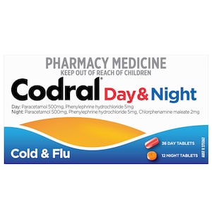 Codral Day & Night Cold & Flu 48 Tablets