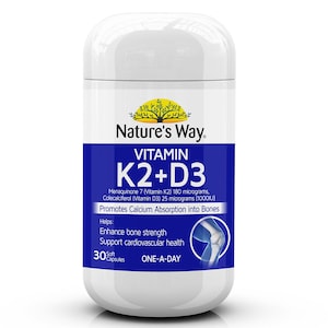 Natures Way Vitamin K2+D3 30 Capsules