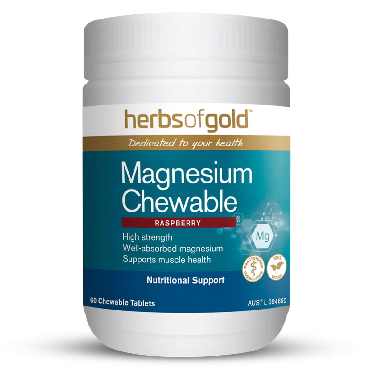 Herbs of Gold Magnesium Chewable 60 Tablets