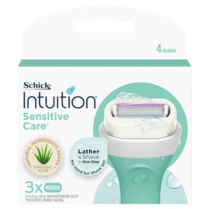 Schick Intuition Sensitive Care Cartridges 3 Pack