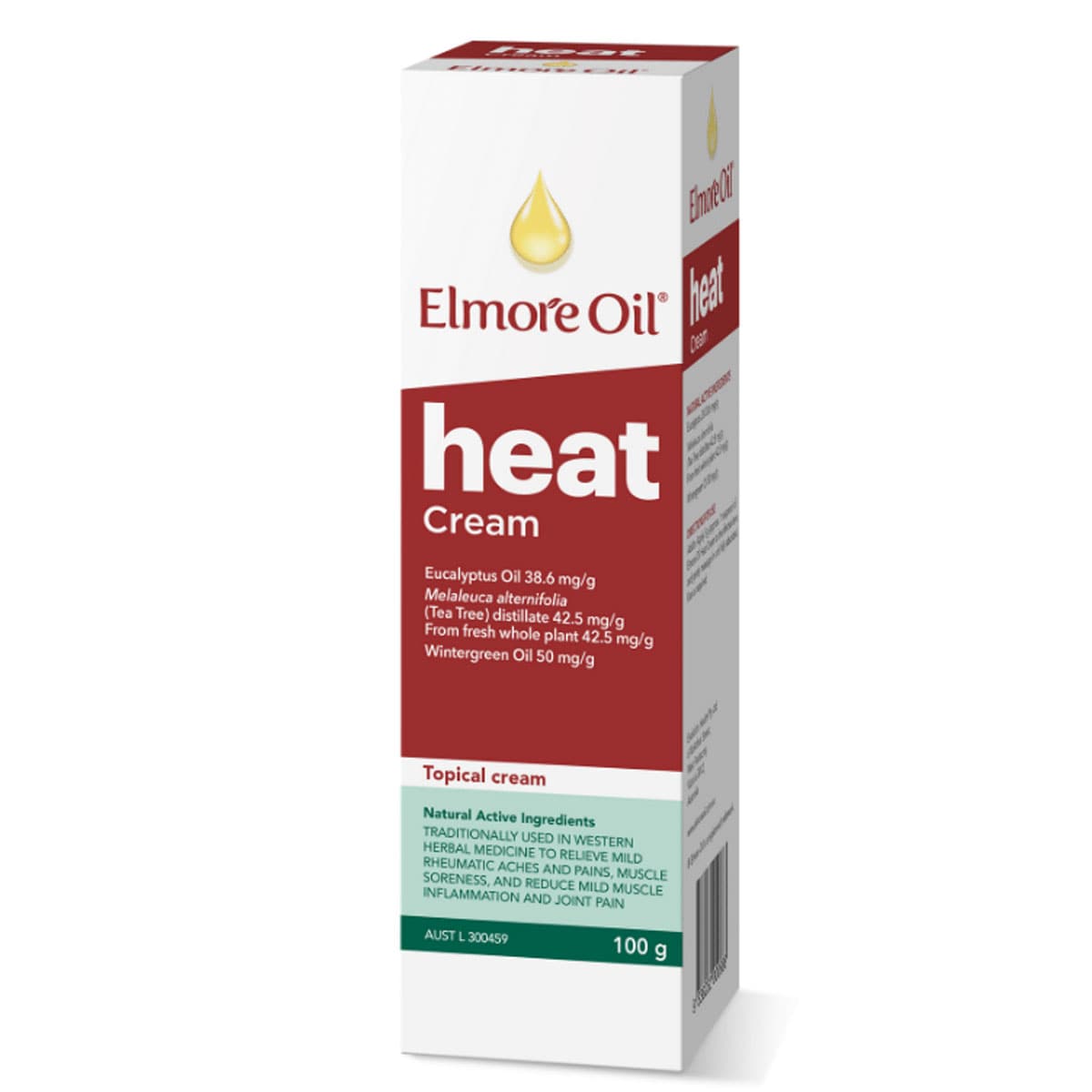 Elmore Oil Heat Cream Muscular Aches & Pain Relief 100g