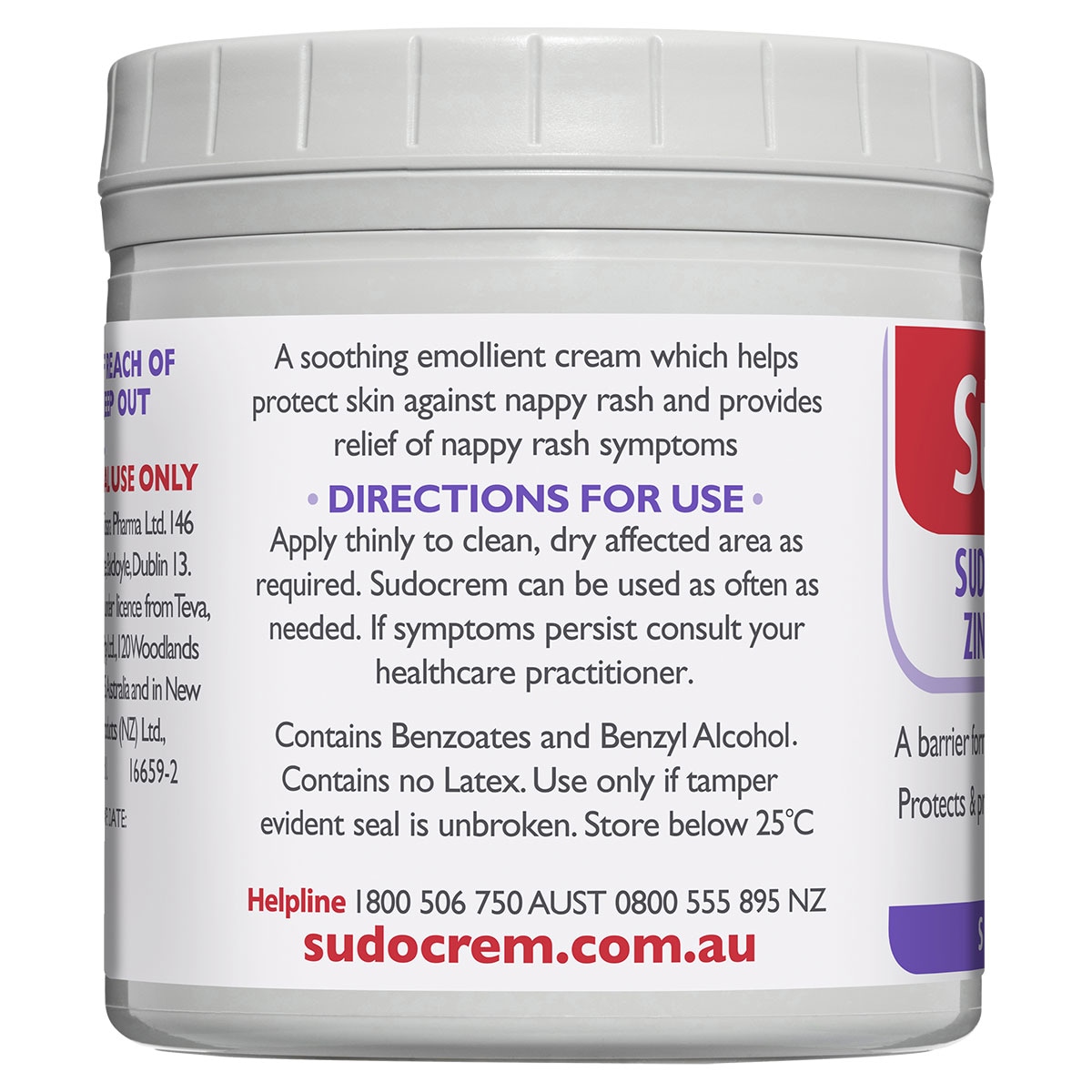 Sudocrem Healing Cream for Nappy Rash 400g
