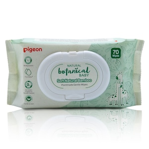 Pigeon Natural Botanical Baby Gentle Wipes 70 Pack