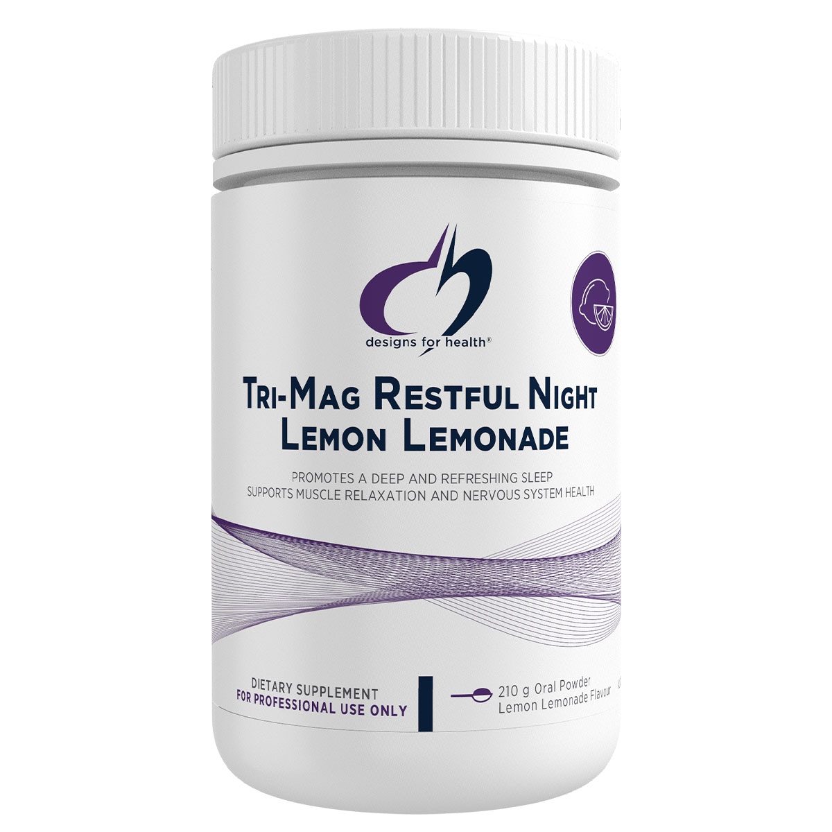Designs for Health Tri-Mag Restful Night Lemon Lemonade 210g