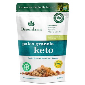 Brookfarm Keto Paleo Granola Macadamia Coconut 300G