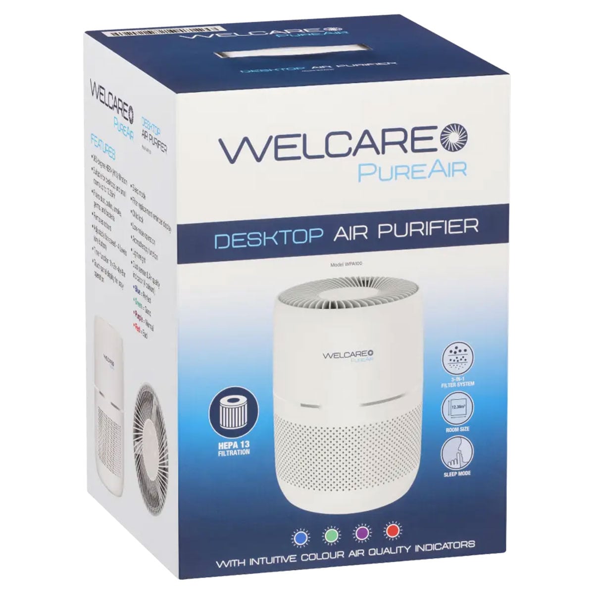 Welcare PureAir Desktop Air Purifier WPA100