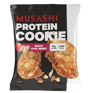 Musashi White Choc Berry Protein Cookie 58g