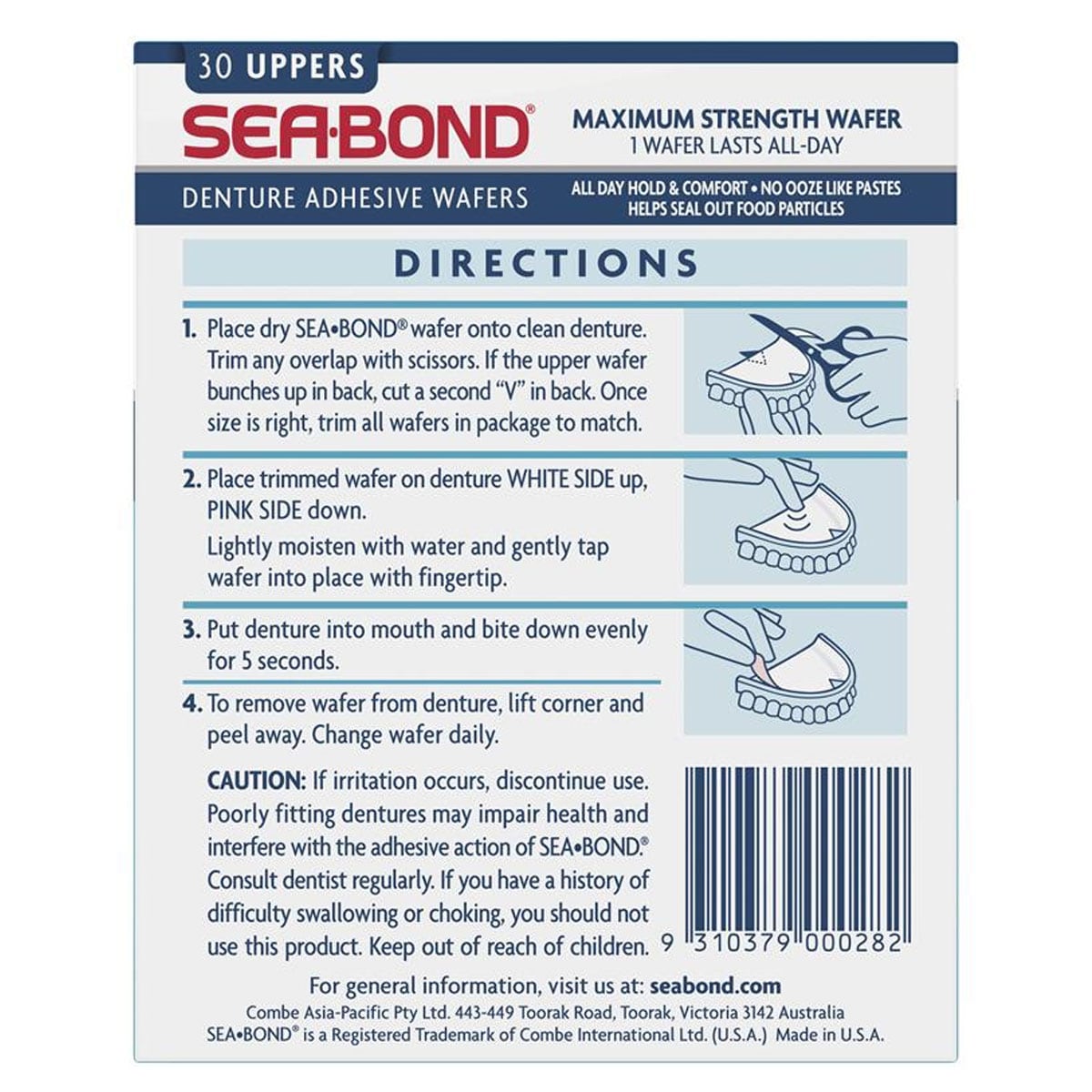 How To Use Sea-Bond Denture Adhesive Seals / Review Sea-Bond Deture  Adhesive Seals 