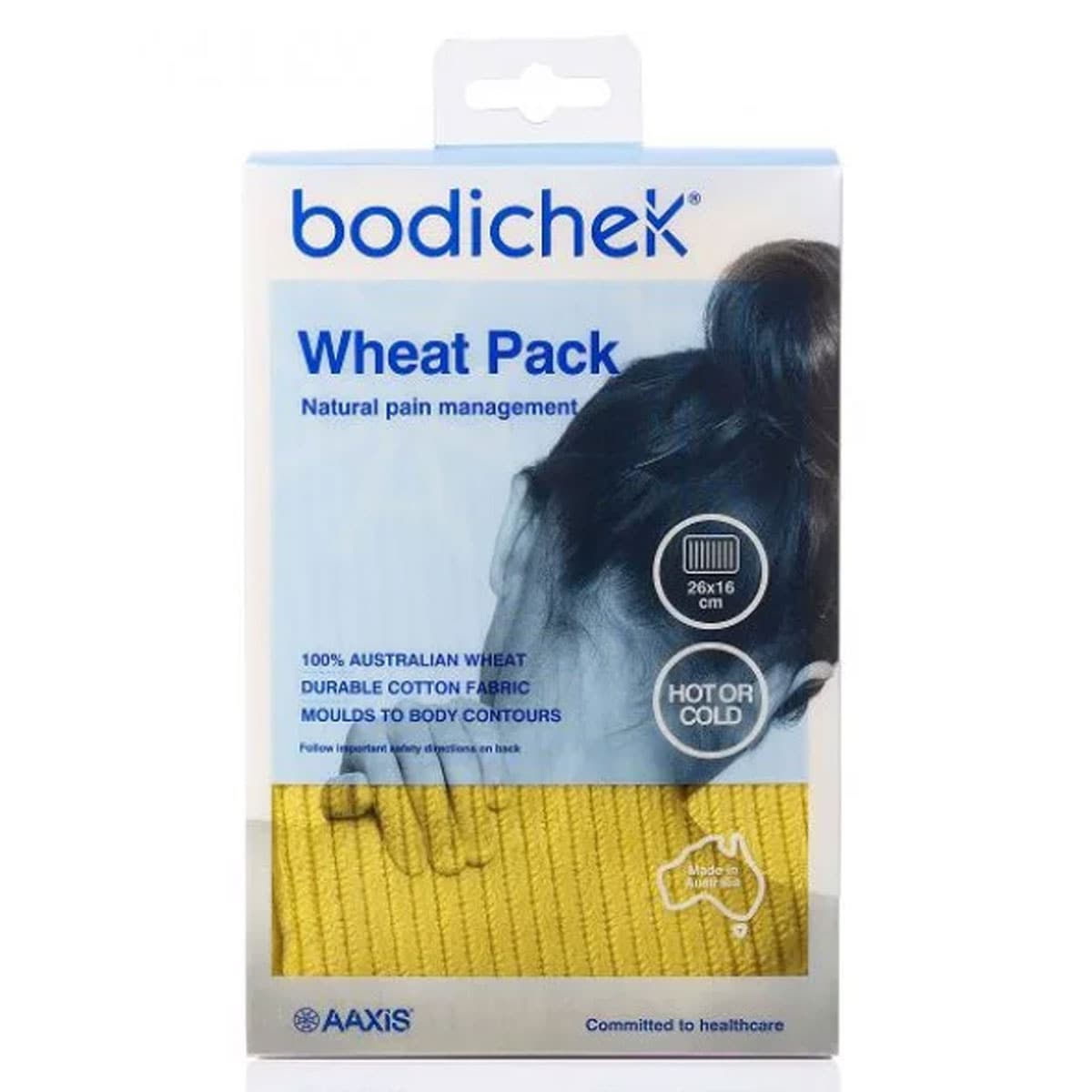 Bodichek Hot/Cold Wheat Pack Small Rectangle Assorted Colours