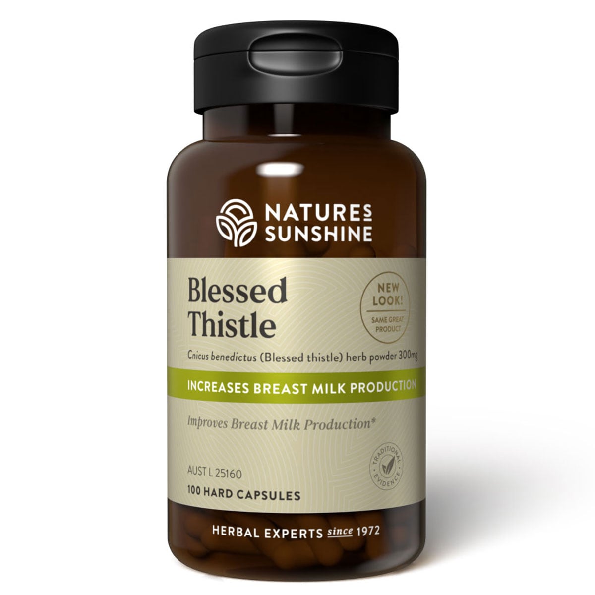 Natures Sunshine Blessed Thistle 300mg 100 Capsules