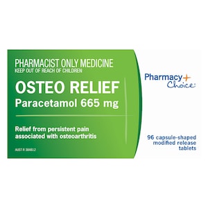 Pharmacy Choice Osteo Relief Paracetamol (665mg) 96 Caplets