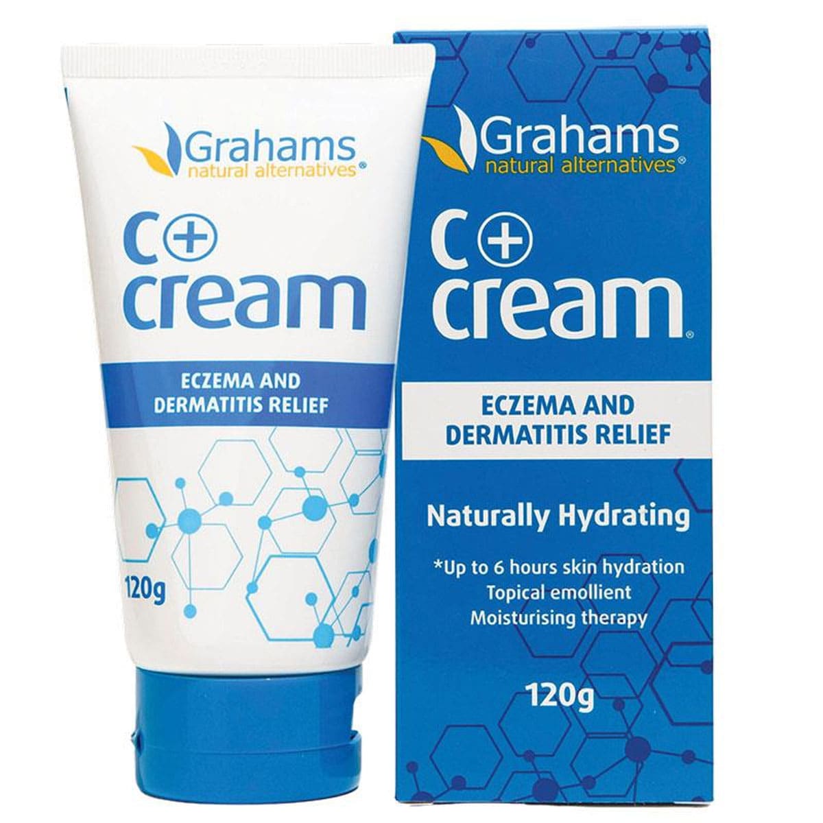 Grahams Natural C+ Eczema & Dermatitis Cream 120g
