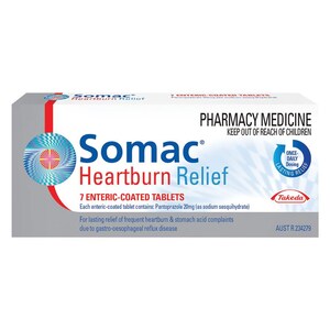 Somac Heartburn Relief 7 Tablets