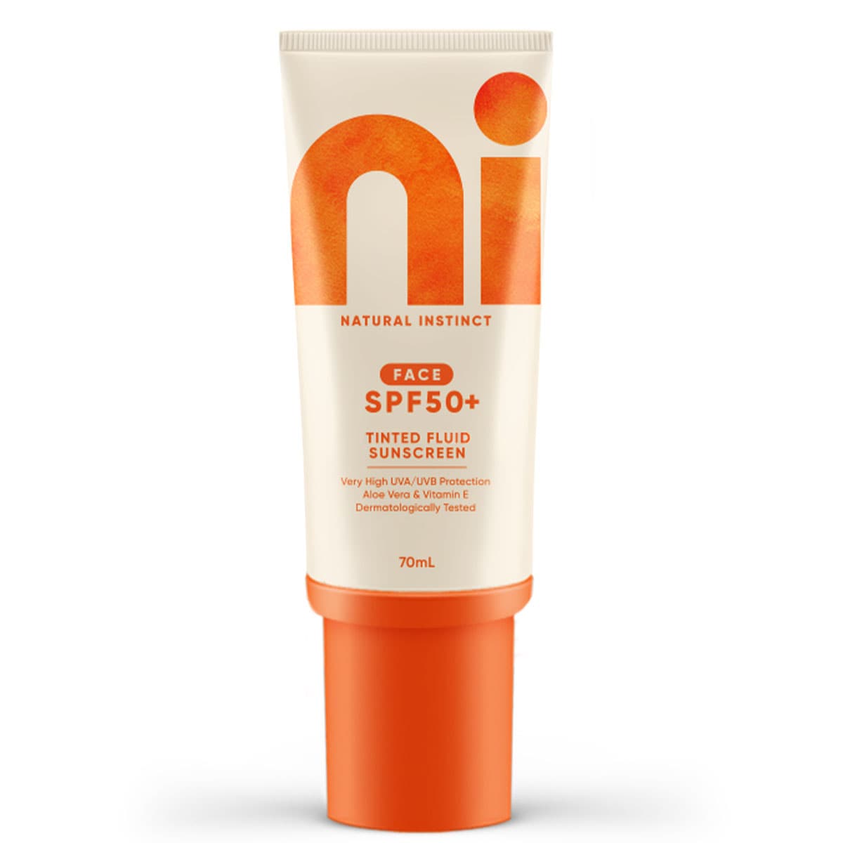 Natural Instinct Clean Tinted Fluid Sunscreen SPF50 70ml