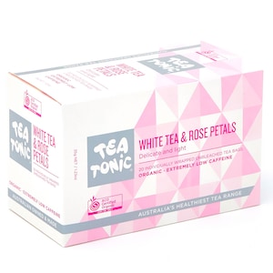 Tea Tonic White Tea & Rose Petals 20 Tea Bags