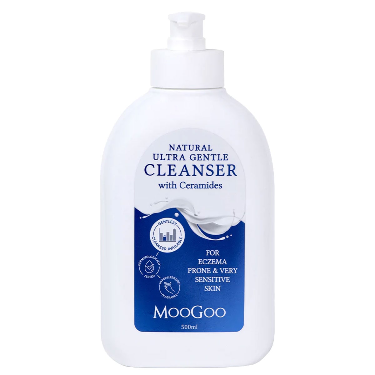 MooGoo Natural Ultra Gentle Cleanser with Ceramides 500ml