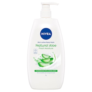 Nivea Rich Lather Natural Aloe Fresh Moisture Body Wash 1 Litre