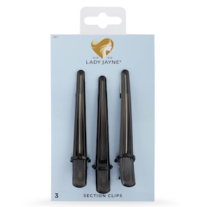 Lady Jayne Section Hair Clips 3 Pack
