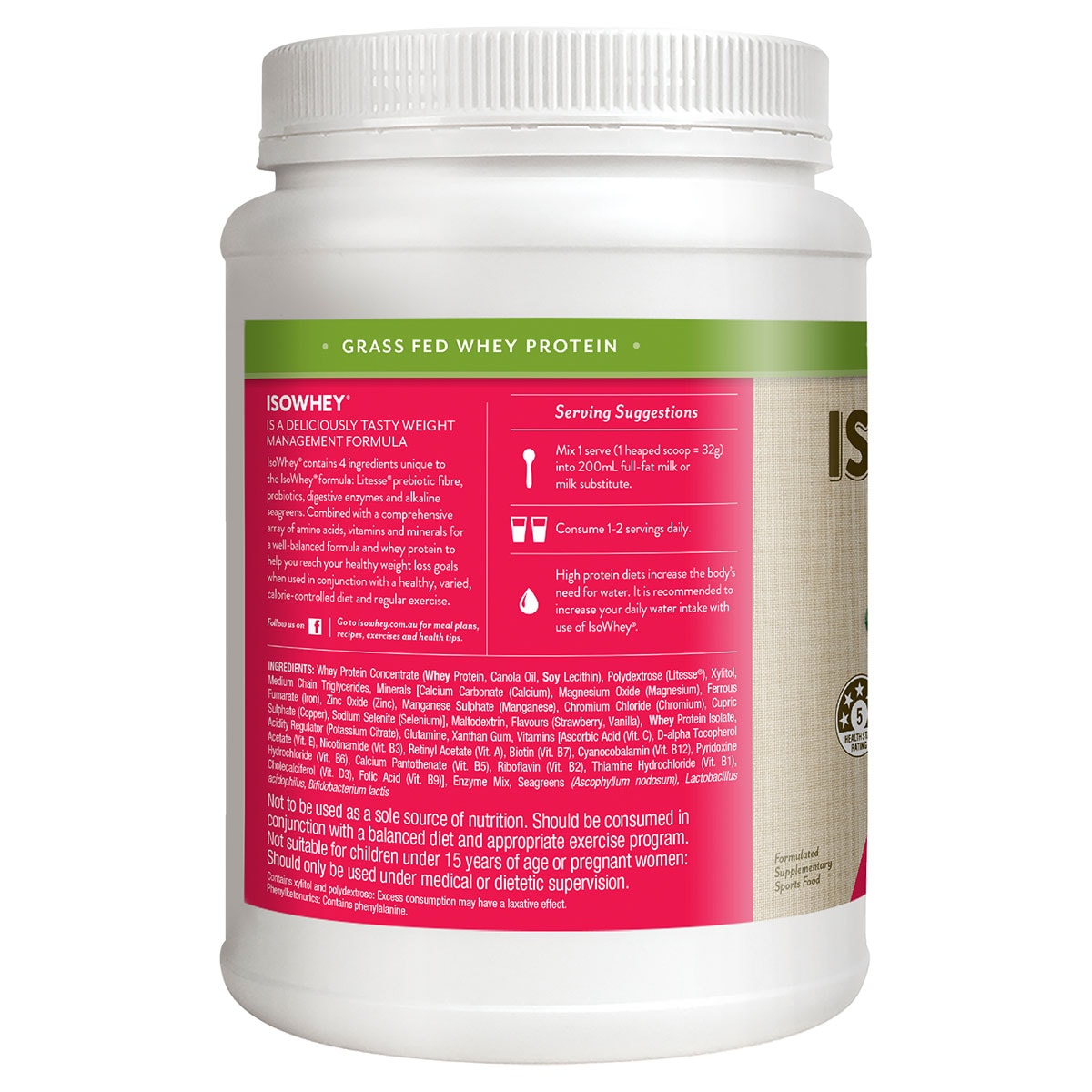 IsoWhey Complete Strawberry Smoothie 672g