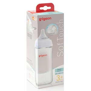 Pigeon SofTouch III Glass Baby Bottle 240ml
