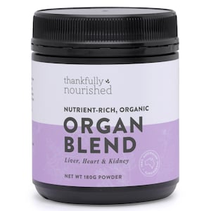 Thankfully Nourished Organic Organ Blend 120 Capsules