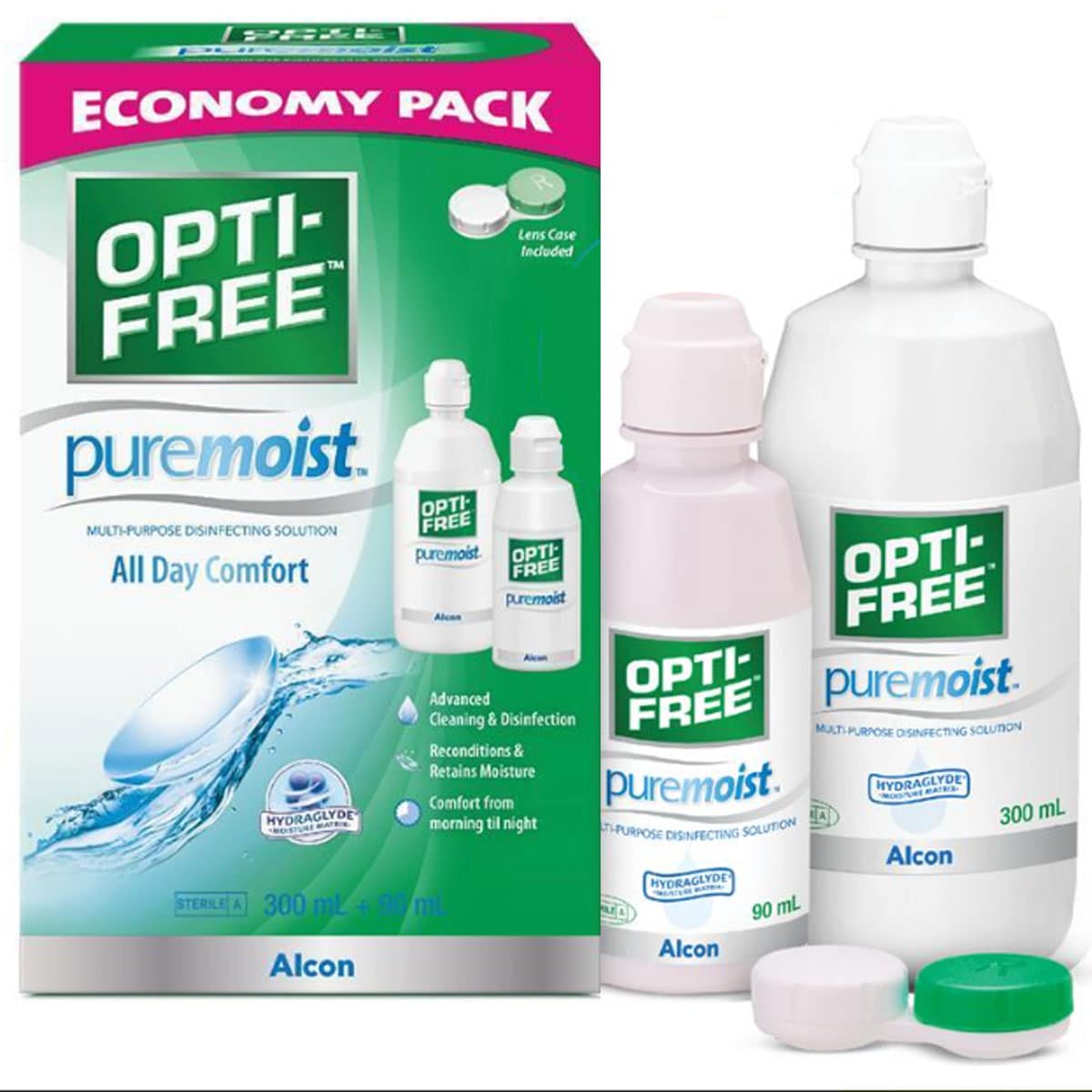 Opti-Free Puremoist Economy Pack 300ml + 90ml