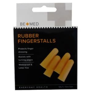 Bemed Rubber Fingerstalls 5 Pack