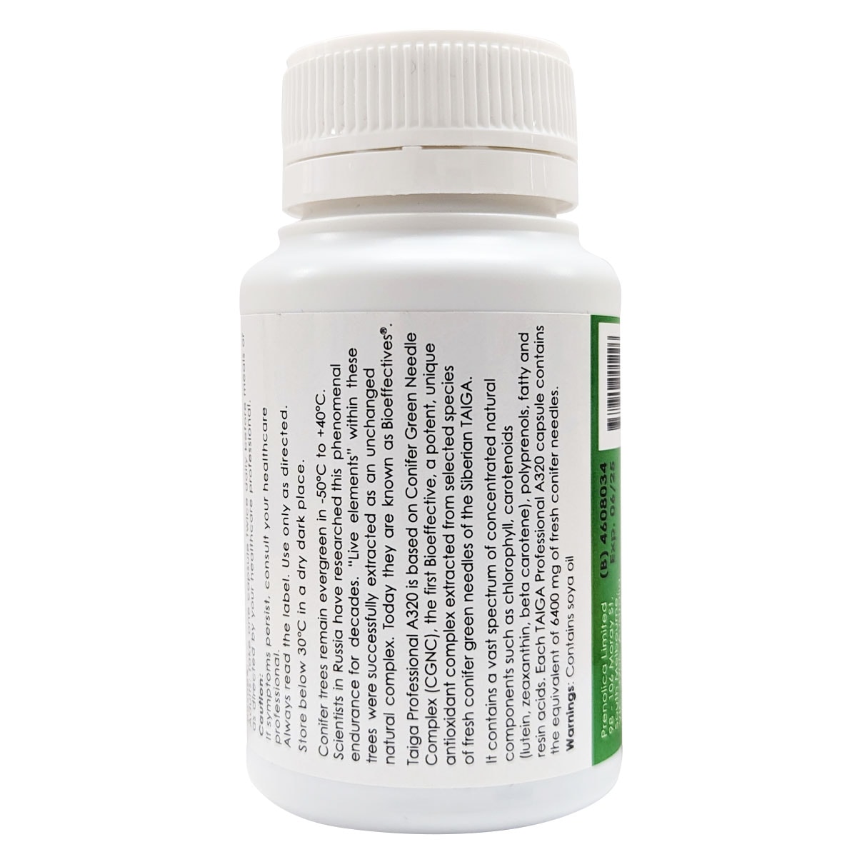 Taiga Professional A320 (Bioeffective A) 60 Capsules by Solagran