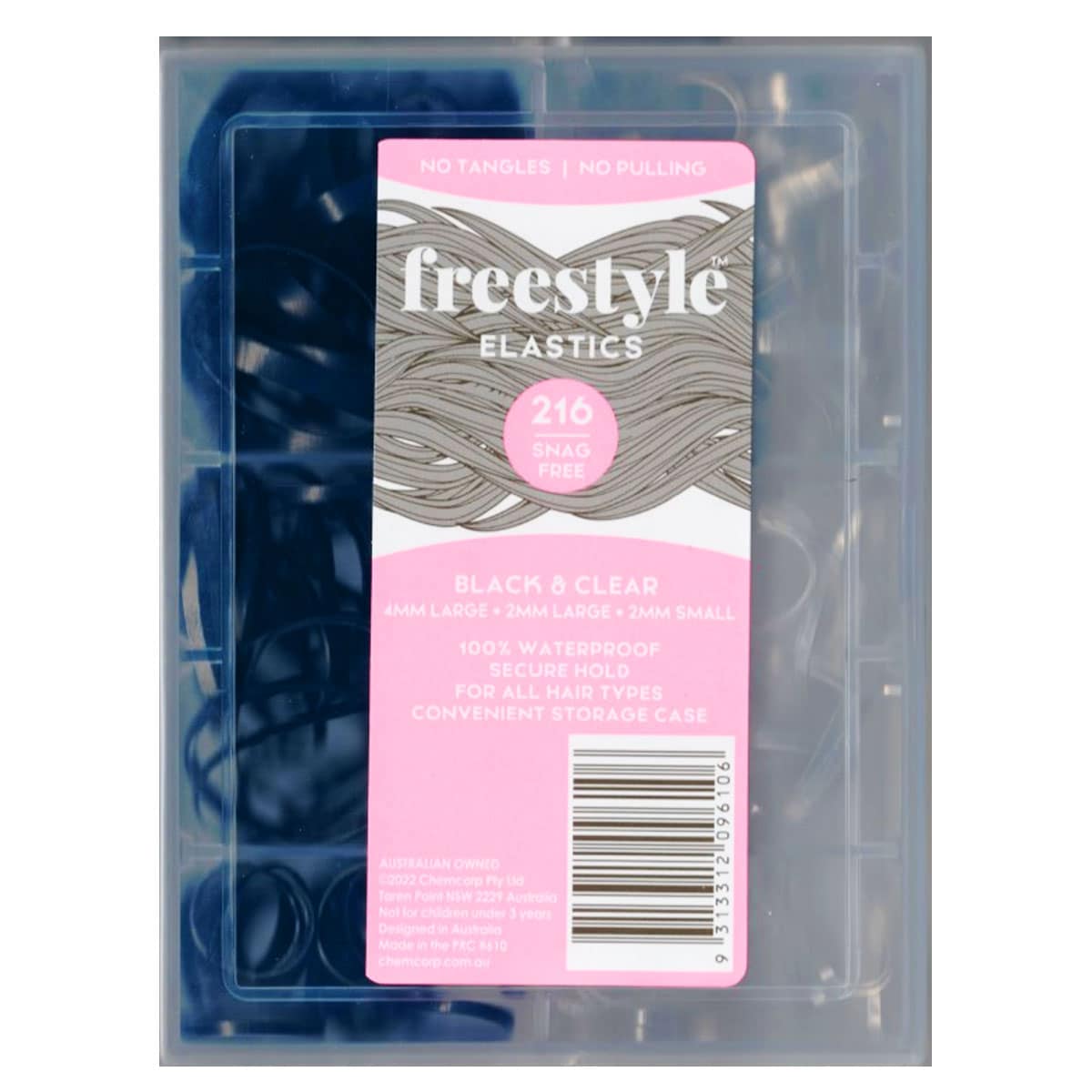 Freestyle Snag Free Hair Elastics Value Pack 216 Pieces