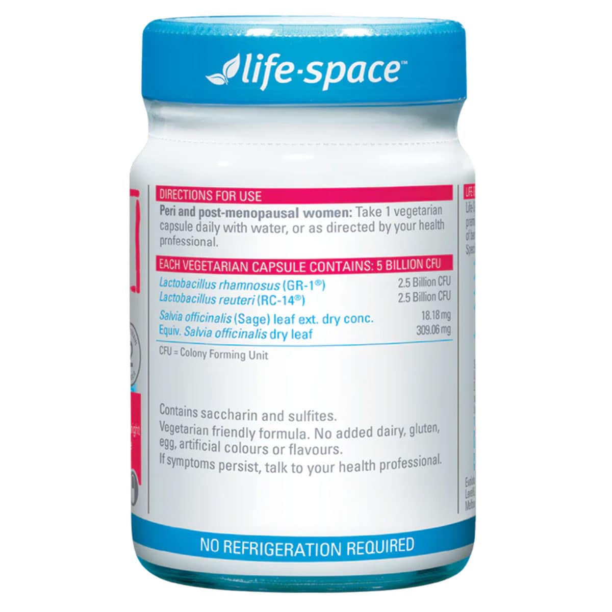 Life-Space Probiotics + Menopause Support 30 Capsules