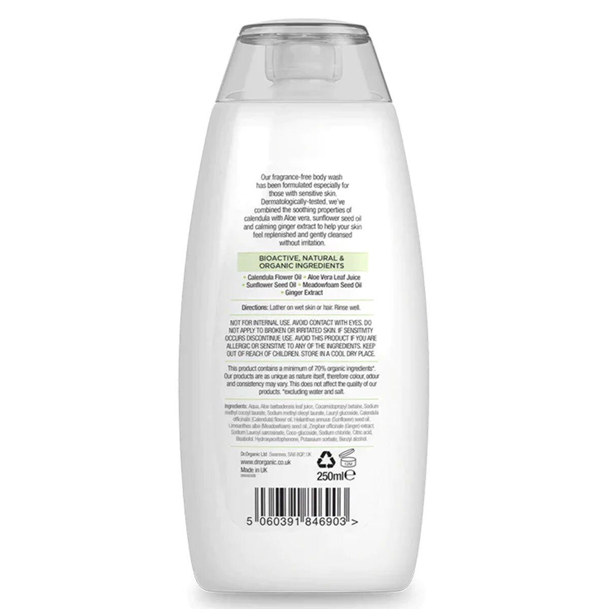 Dr Organic Calendula Body Wash 250ml