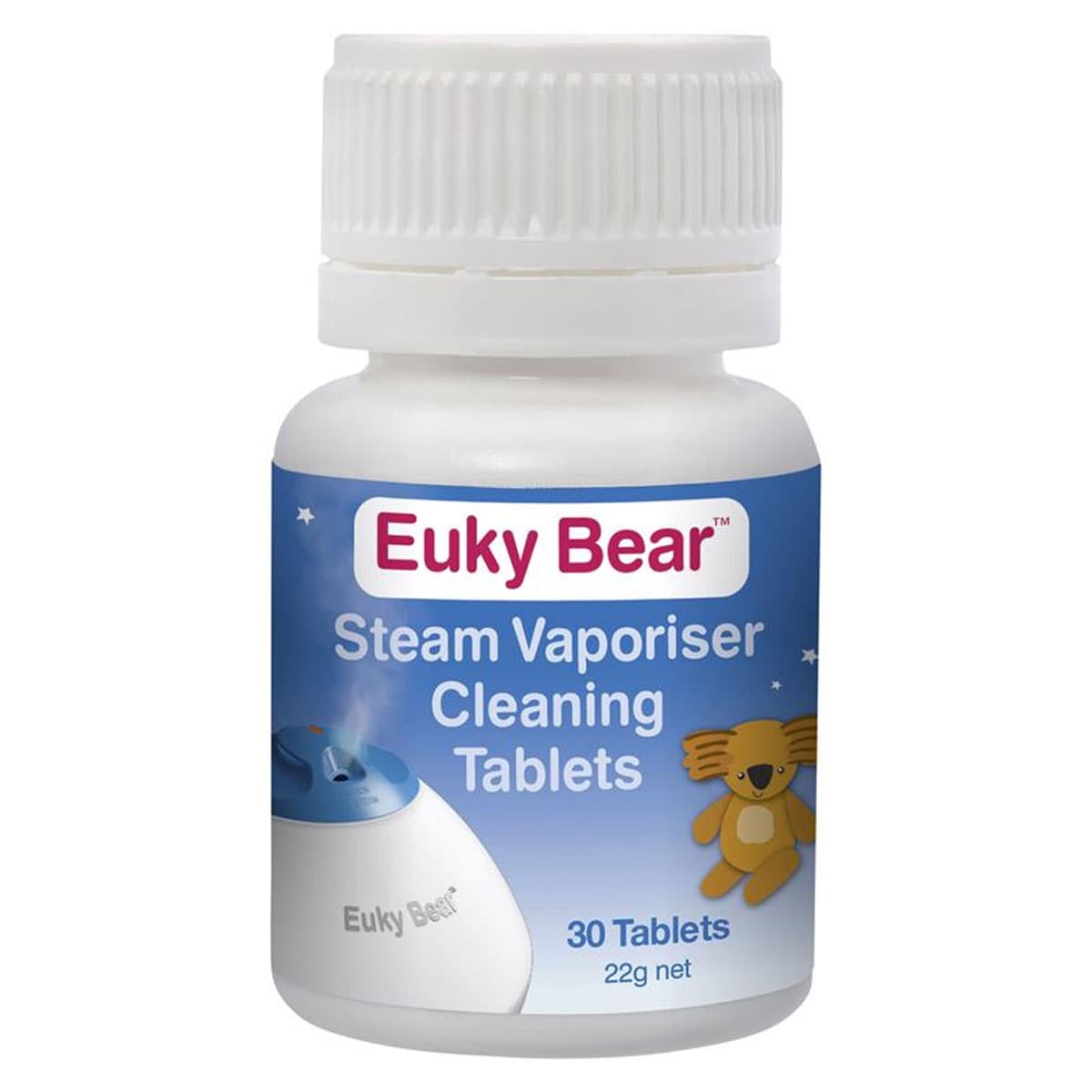 Euky Bear Steam Vaporiser Cleaning Tablets 30 Pack