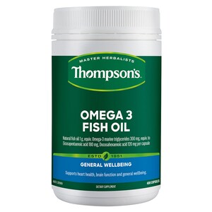 Thompsons Omega3 Fish Oil 400 Capsules