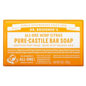 Dr Bronner's Pure Castile Bar Soap Citrus 140g