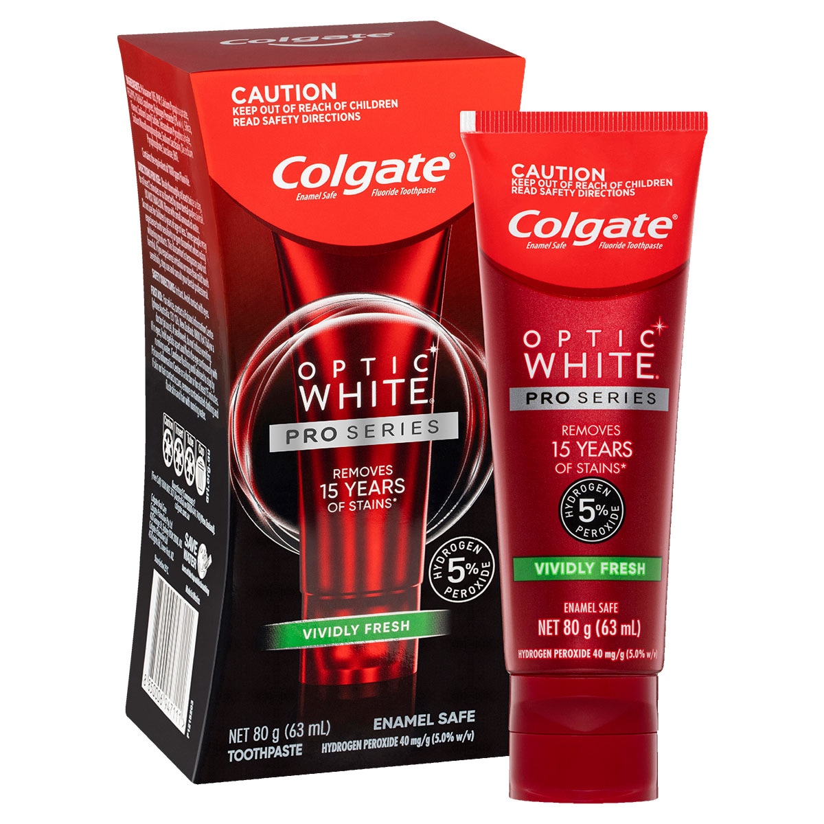Colgate Optic White Pro Series Vividly Fresh Whitening Toothpaste 80g