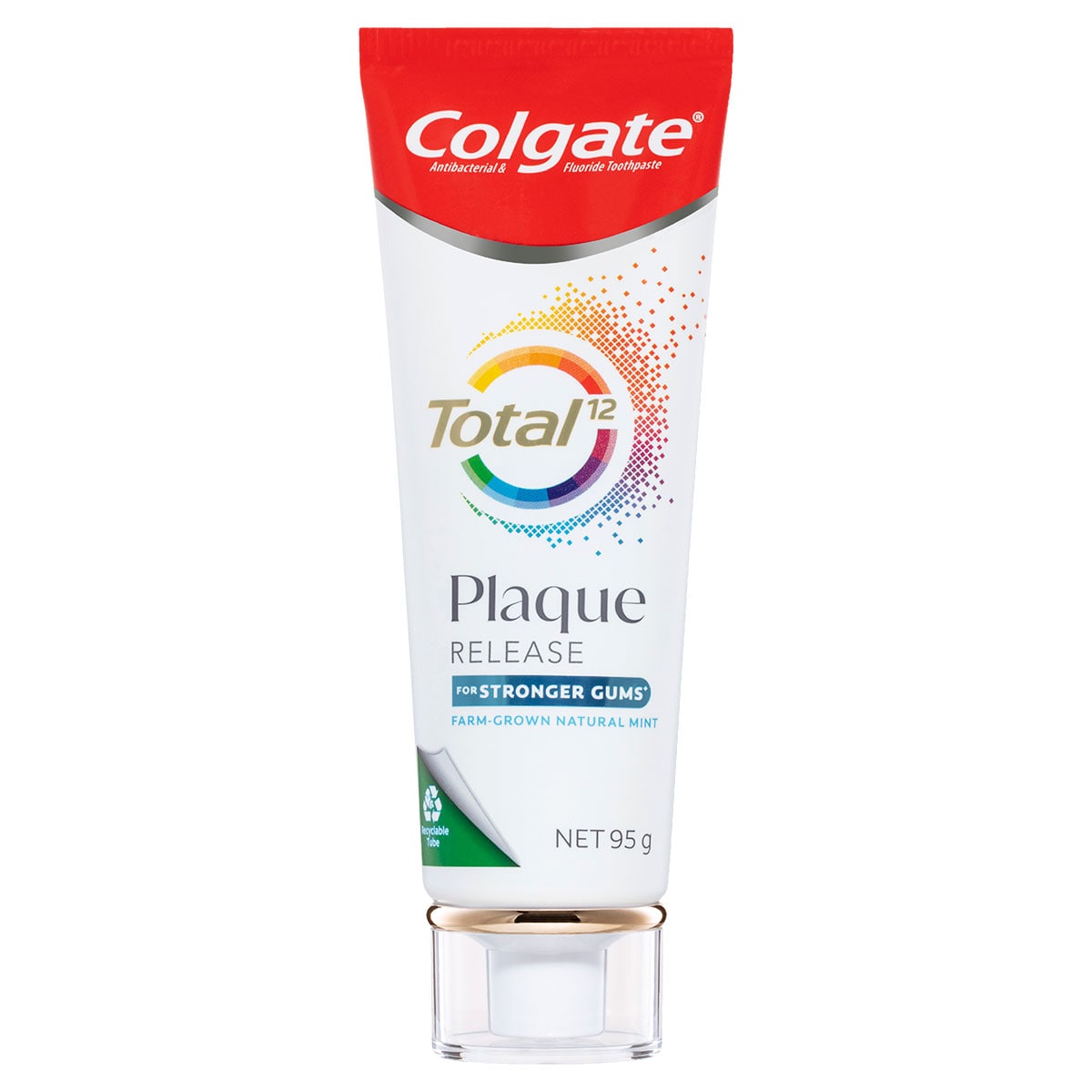 Colgate Total Plaque Release Toothpaste Farm-Grown Natural Mint 95g