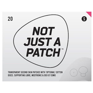 Not Just A Patch CGM Sensor Patch Clear 20 Pack