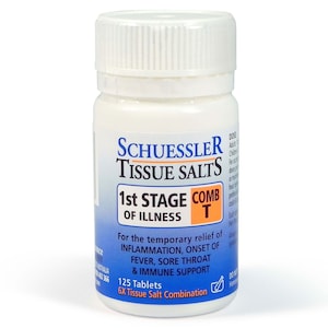 Schuessler Tissue Salts Comb T 1st Stage of Illness 125 Tablets