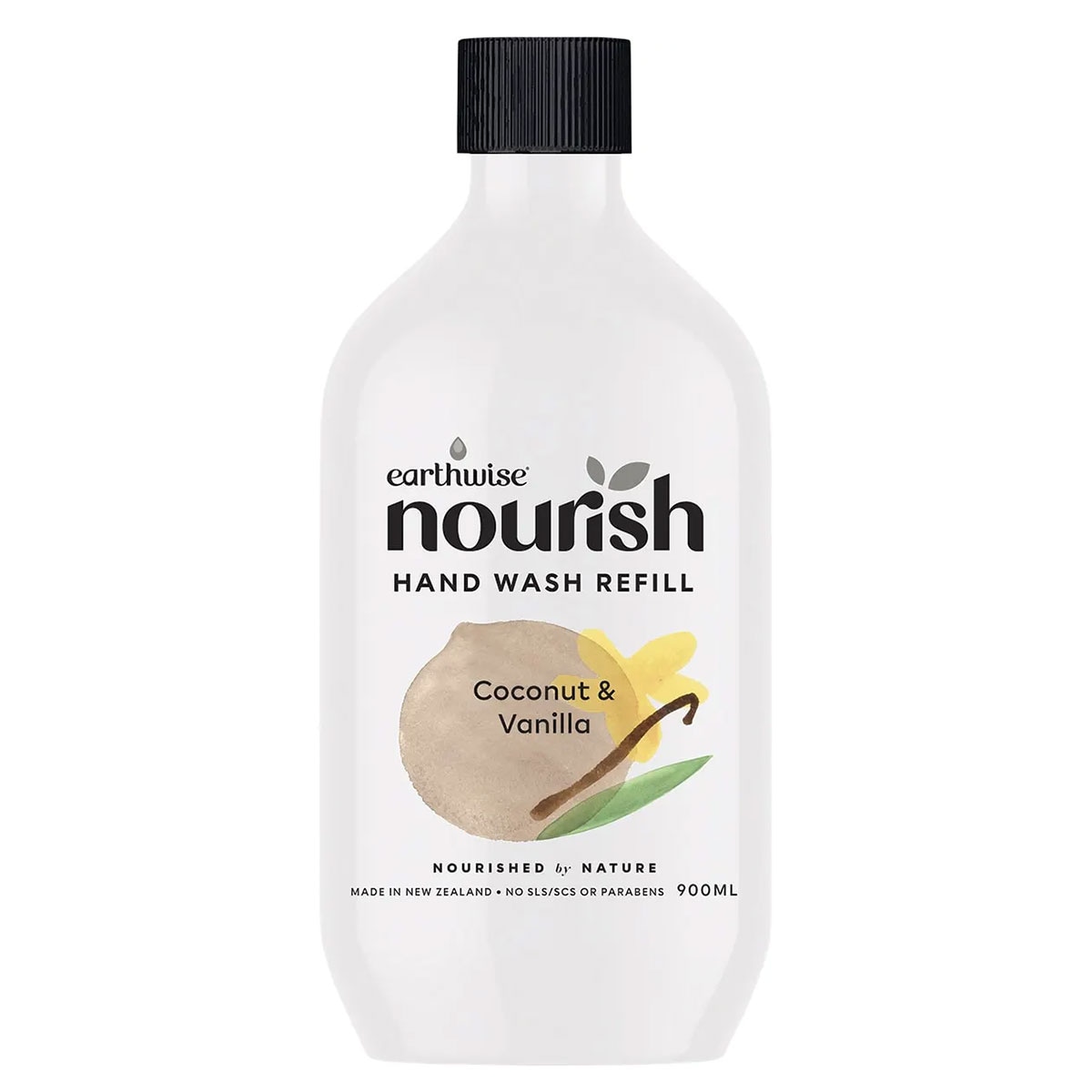 Earthwise Nourish Hand Wash Refill Coconut & Vanilla 900ml