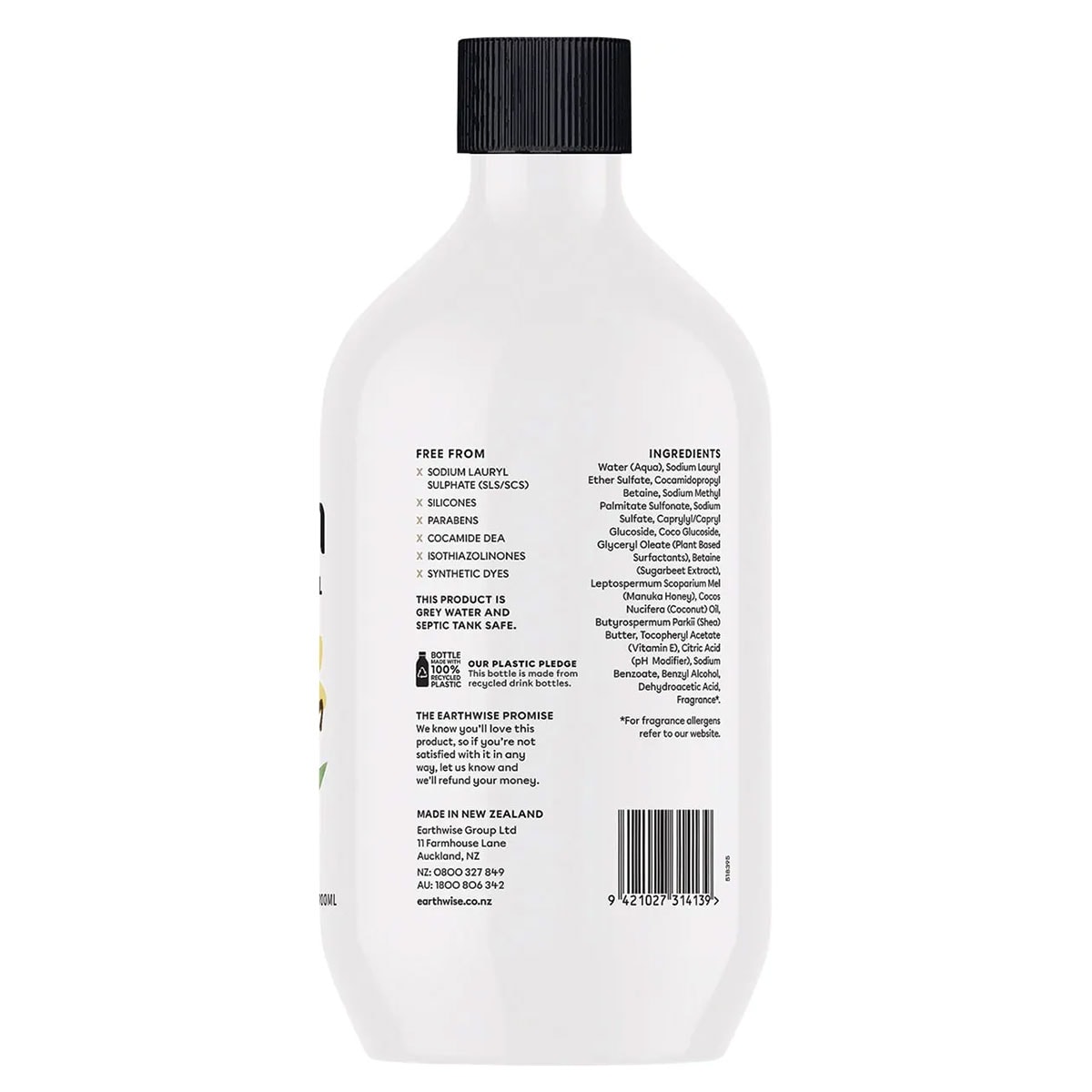 Earthwise Nourish Hand Wash Refill Coconut & Vanilla 900ml