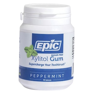 EPIC Xylitol Chewing Gum Peppermint 50 Pack