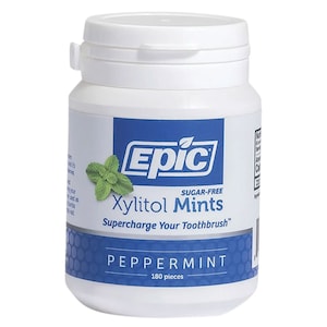 EPIC Xylitol Dental Mints Peppermint 180 Pack