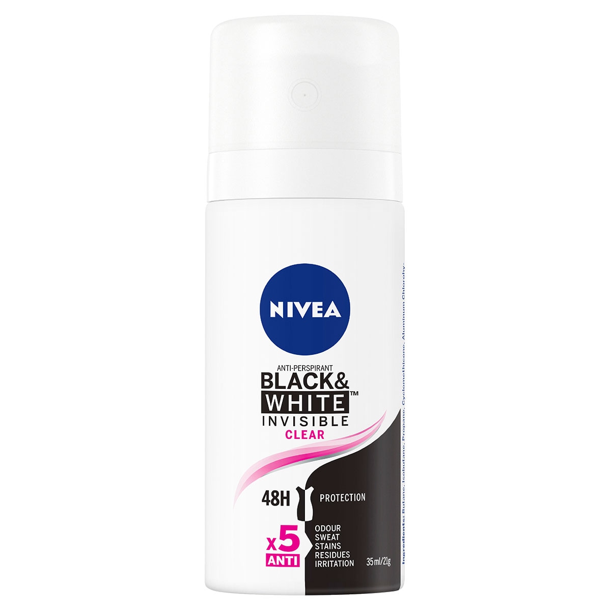 Nivea Invisible Black & White Clear Anti-Perspirant Roll-on 35ml